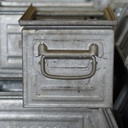 Storage container in galvanized steel by Overtom