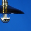 Hanging light 'Pipo' in opaline glass - Smoked