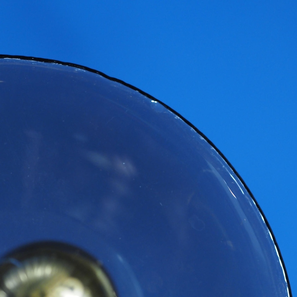 Hanging light 'Pipo' in opaline glass - Smoked