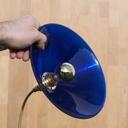 Hanging light 'Nicolo' in opaline glass - Cobalt blue