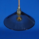 Hanging light 'Nicolo' in opaline glass - Smoked