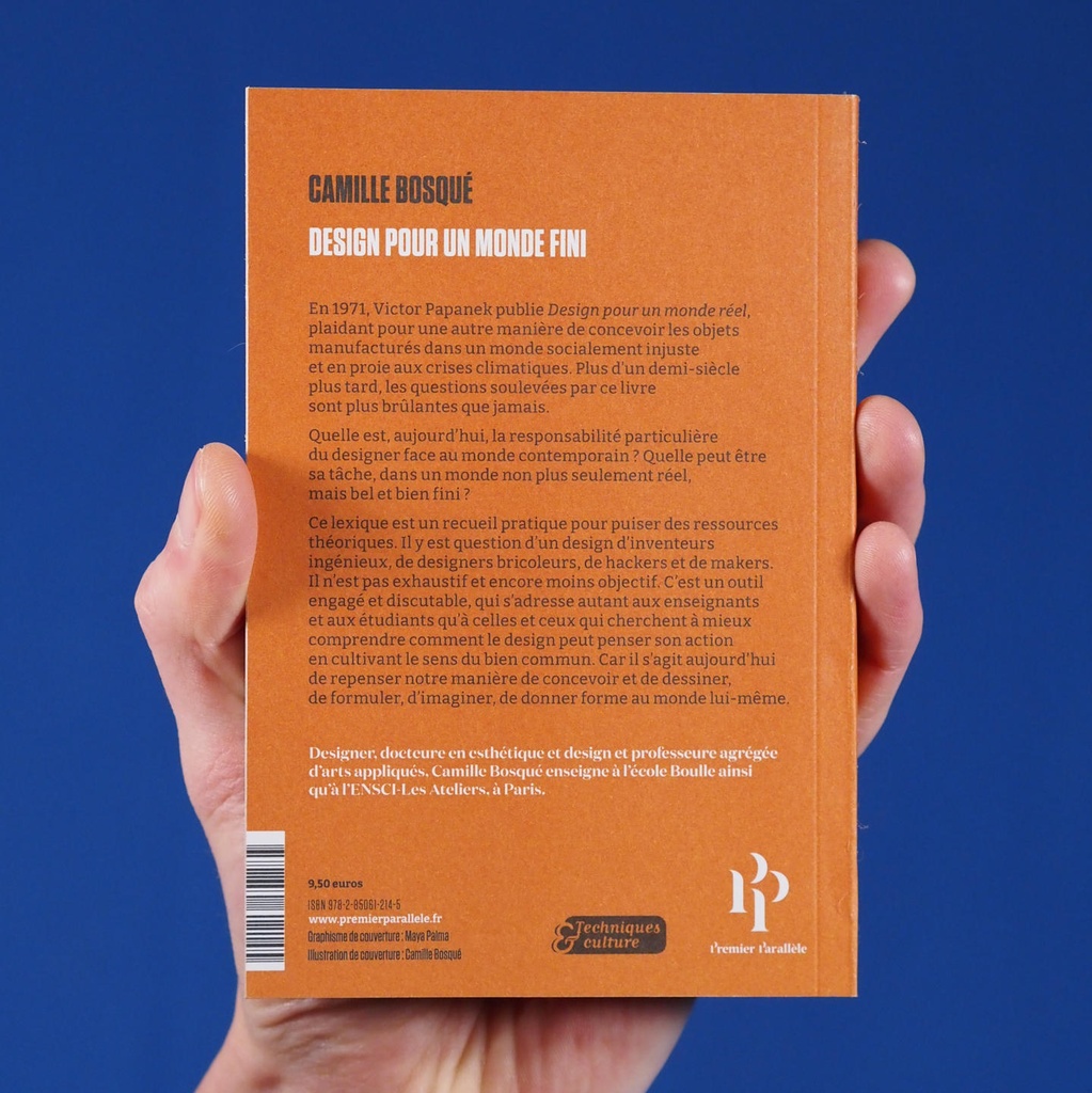 Book 'Design pour un monde fini' by Camille Bosqué