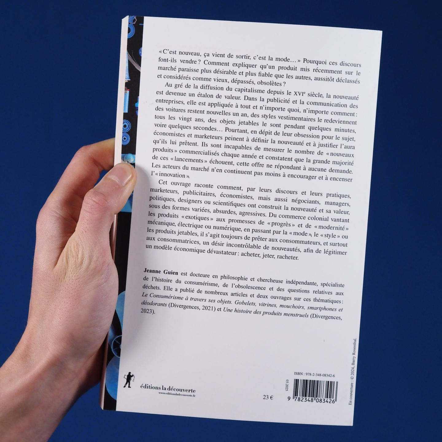 Book 'Le désir de nouveautés: L'obsolescence au cœur du capitalisme (XVe-XXIe siècle)' by Jeanne Guien