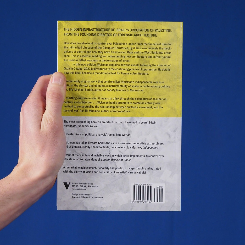 Book 'Hollow Land: Israel's Architecture of Occupation' by Eyal Weizman