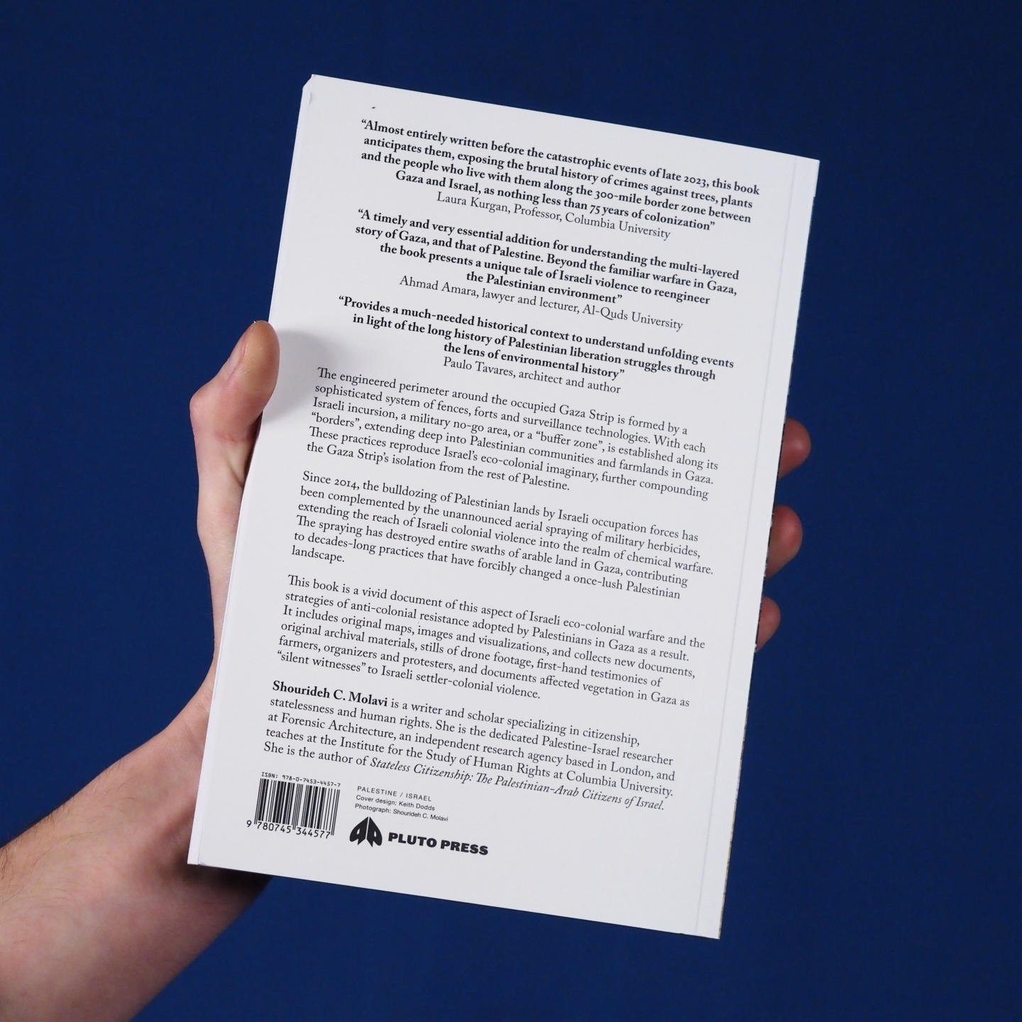 Book 'Environmental Warfare in Gaza' by Shourideh C. Molavi