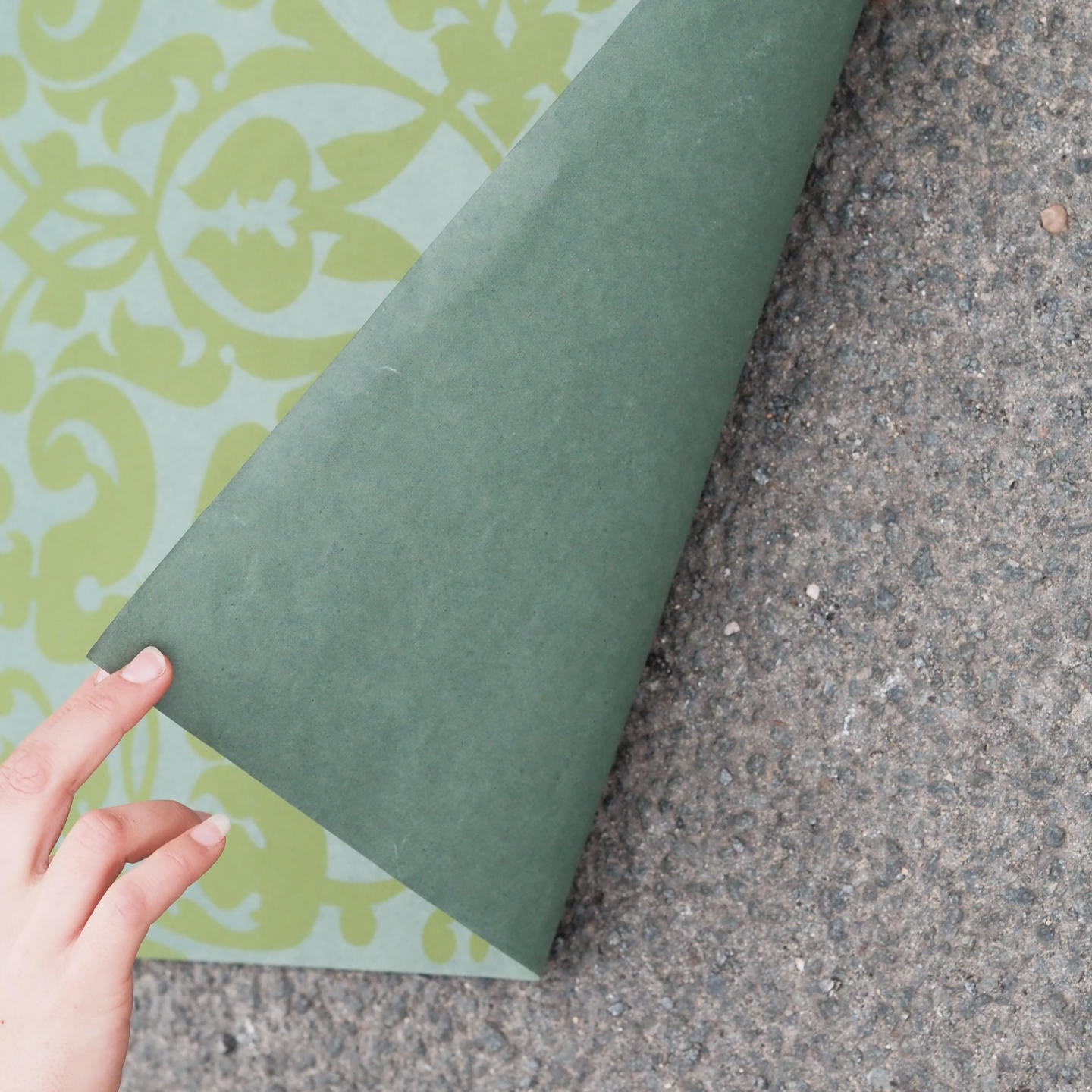 Set of wallpaper 'Orphée' by Emery&amp;Cie (3,38 m²) - Dark green