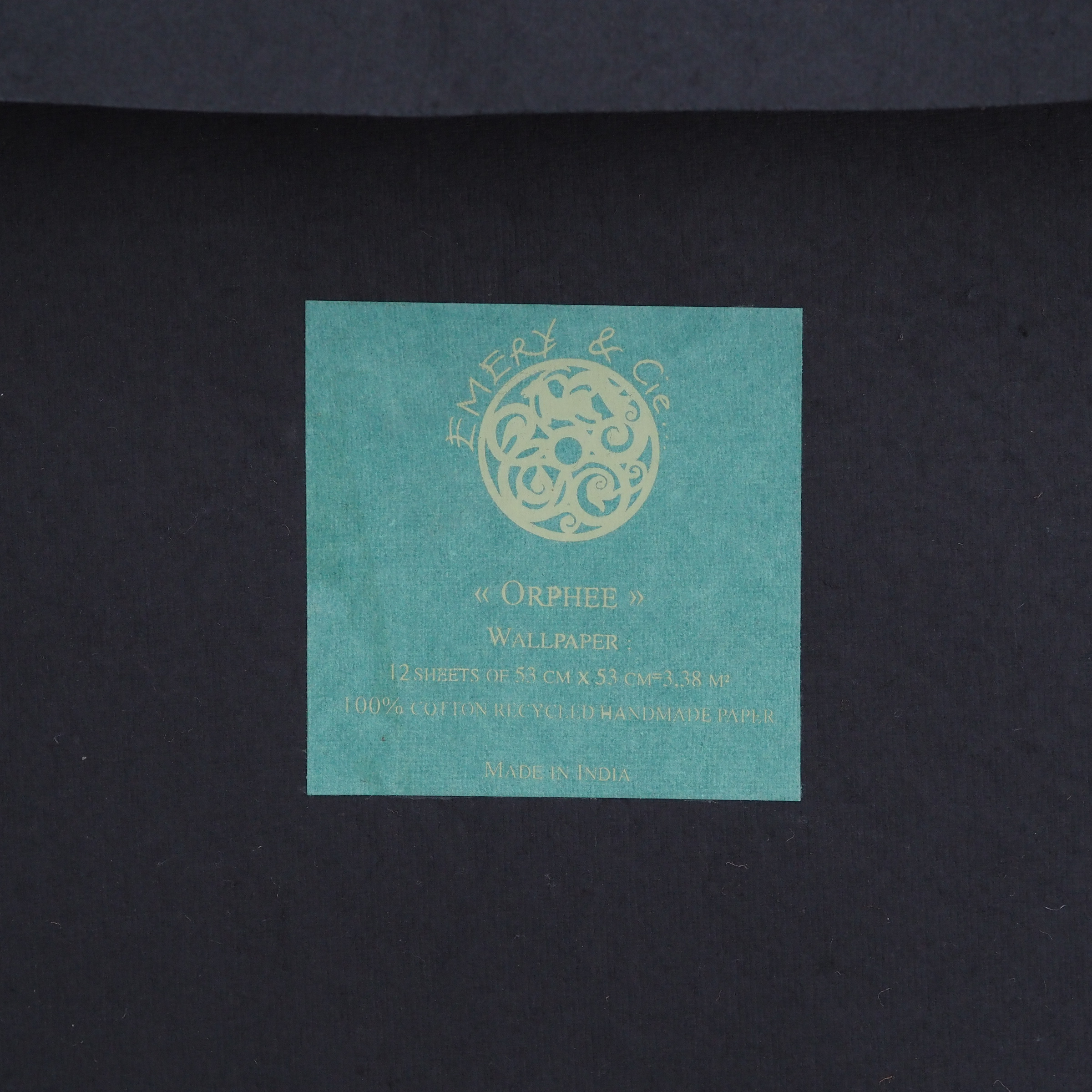 Set of wallpaper 'Orphée' by Emery&amp;Cie (3,38 m²) - Dark green