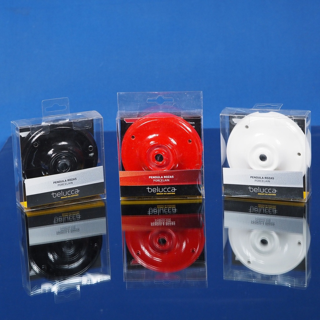 Ceiling cap in gloss porcelain by Belucca (Various colors)