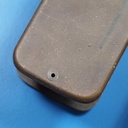 Double door plate in sand-cast bronze by Jules Wabbes from the Générale de Banque - Hole on both sides (Right or Left)