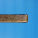 Single door pull handle in sand-cast bronze by Jules Wabbes from the Générale de Banque