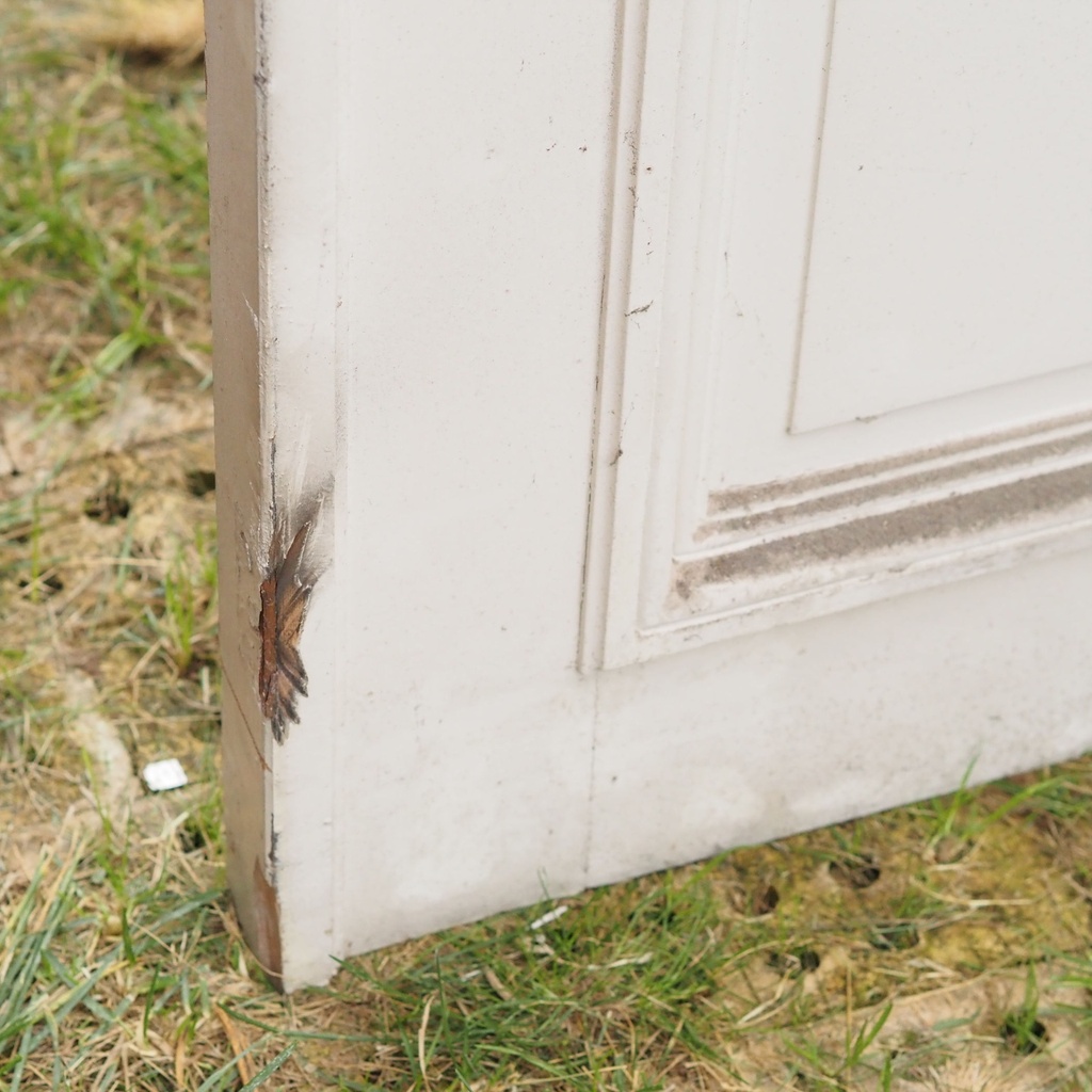 Double door in painted solid wood (H. 293,5 cm x W. 142 cm) - Right