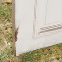 Double door in painted solid wood (H. 293,5 cm x W. 142 cm) - Right