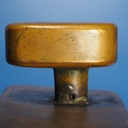Double door handle in sand-cast bronze by Jules Wabbes from the Générale de Banque - Fixed (Right or Left)