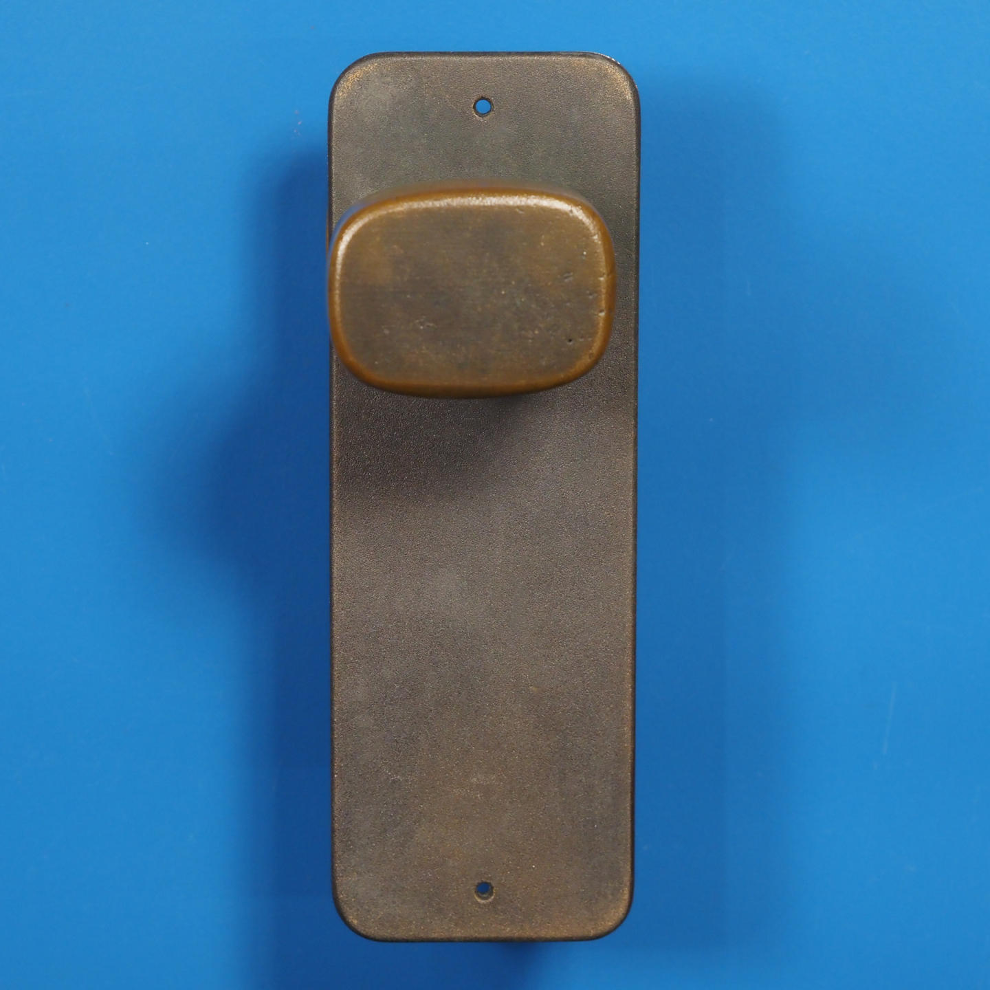 Double door handle in sand-cast bronze by Jules Wabbes from the Générale de Banque - Swivel (Right/Left)