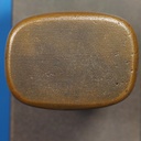 Double door handle in sand-cast bronze by Jules Wabbes from the Générale de Banque - Swivel (Right/Left)