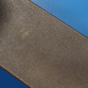 Double door handle in sand-cast bronze by Jules Wabbes from the Générale de Banque - Swivel (Right/Left)