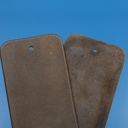 Double door handle in sand-cast bronze by Jules Wabbes from the Générale de Banque - Swivel (Right/Left)