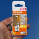 Bulb "Classic 40W" By Osram - clear filament glass (bayonet) Energy class E