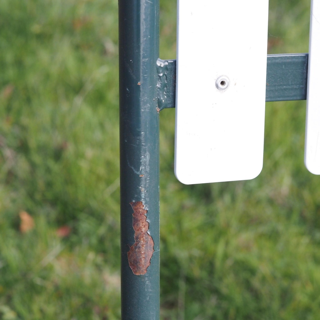 Stackable outdoor chair 'Flotille' by SIF from the Park of Versailles Palace