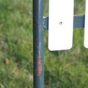 Stackable outdoor chair 'Flotille' by SIF from the Park of Versailles Palace