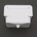 Bucket sink in enamelled steel (Black or grey rubber trim)