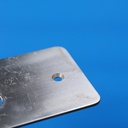 Single handle plate in chrome-plated brass from the Générale de Banque (Left)