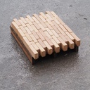 Terracotta brick pavers by Wienerberger (19,5 x 4,5 cm)