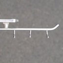 Towel hooks in chromed stainless steel by Geesa