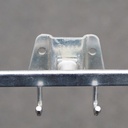 Towel hooks in chromed stainless steel by Geesa