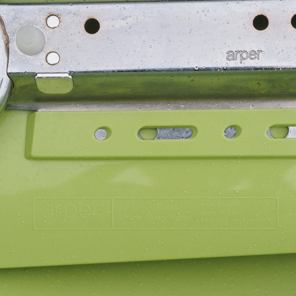 Stackable chair 'Catifa 46' by Lievore Altherr Molina for Arper (2004) - Green