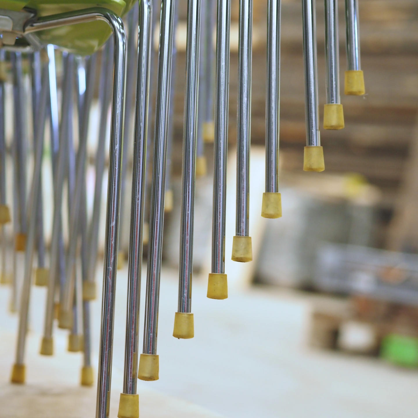 Stackable chair 'Catifa 46' by Lievore Altherr Molina for Arper (2004) - Green