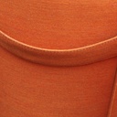 Round ottoman with belt by Satelliet (various colors/finishes)