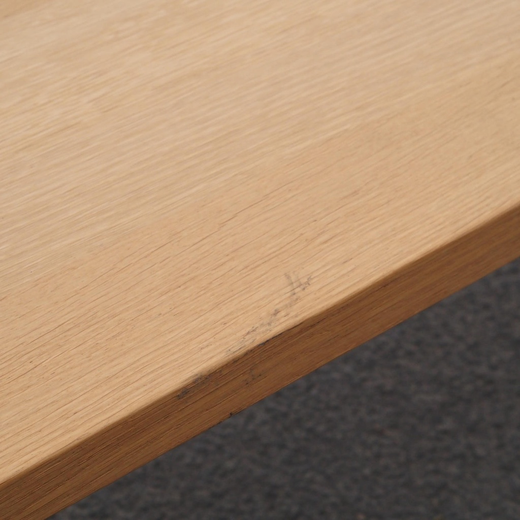 Bench 'June' in solid oak by Jean-François D'Or for Cruso - White/oak