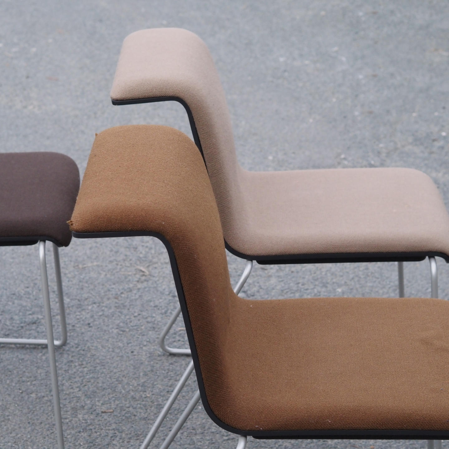 Stackable chair 'Tab' by Alain Berteau for Bulo (various colors)