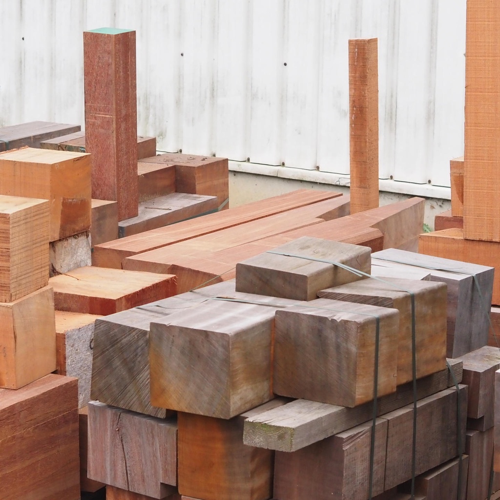 Azobe hardwood blocks (various dimensions) - Only available in our physical shop