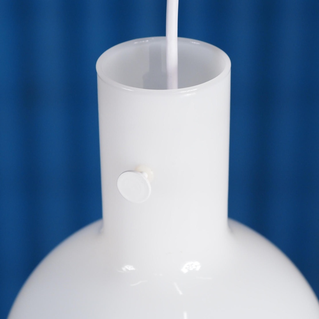 Hanging light 'Cabasa' in white lacquered steel by Serax