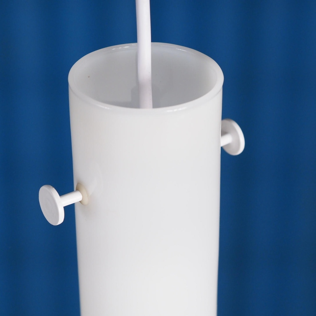 Hanging light 'Cabasa' in white lacquered steel by Serax