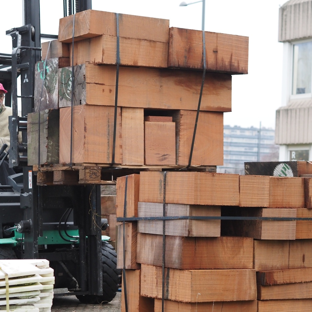 Azobe hardwood blocks (various dimensions) - Only available in our physical shop