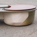 Double recessed sink in glazed porcelain by Villeroy & Boch