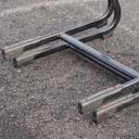 Stackable school chair in pagwood by Fpf Flötotto (Pagholz)