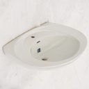 Bathroom sink in glazed porcelain by Villeroy & Boch