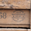 Wooden crate 'Meudon' from Brasseries de la Marine (ca. 1960)