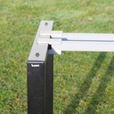 Office table structure in steel by Bene