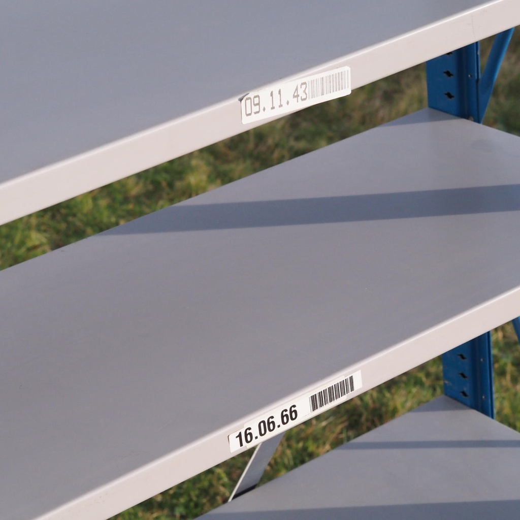 Shelf by Mecalux (H. 230 cm) - Blue vertical frame - Epoxy