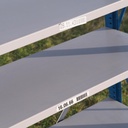 Shelf by Mecalux (H. 230 cm) - Blue vertical frame - Epoxy