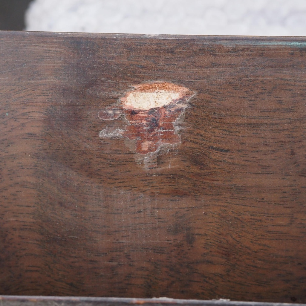 Door in veneered wood with bronze door handles by Jules Wabbes (H. 252,2 x 101 cm)