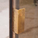 Door in bronze and smoked glass from the Générale de Banque (H. 230,3 x 46,2 cm) - Left or Right