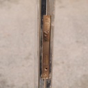Service door in stainless steel from the Générale de Banque (H. 198 x 53 cm) - Left