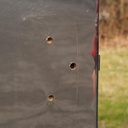 Door in stainless steel from the Générale de Banque  (H. 195,5 x 95,4 cm) - Right