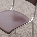 Chair by Unic Design - Brown synthetic leather